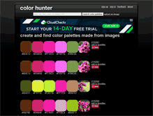 Tablet Screenshot of colorhunter.com